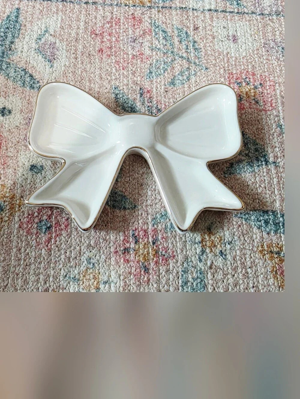 Target Bullseye Playground Ceramic Trinket Tray - Bow